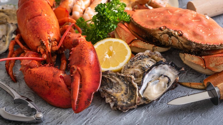 什么葡萄酒与贝类、螃蟹和龙虾搭配得很好？